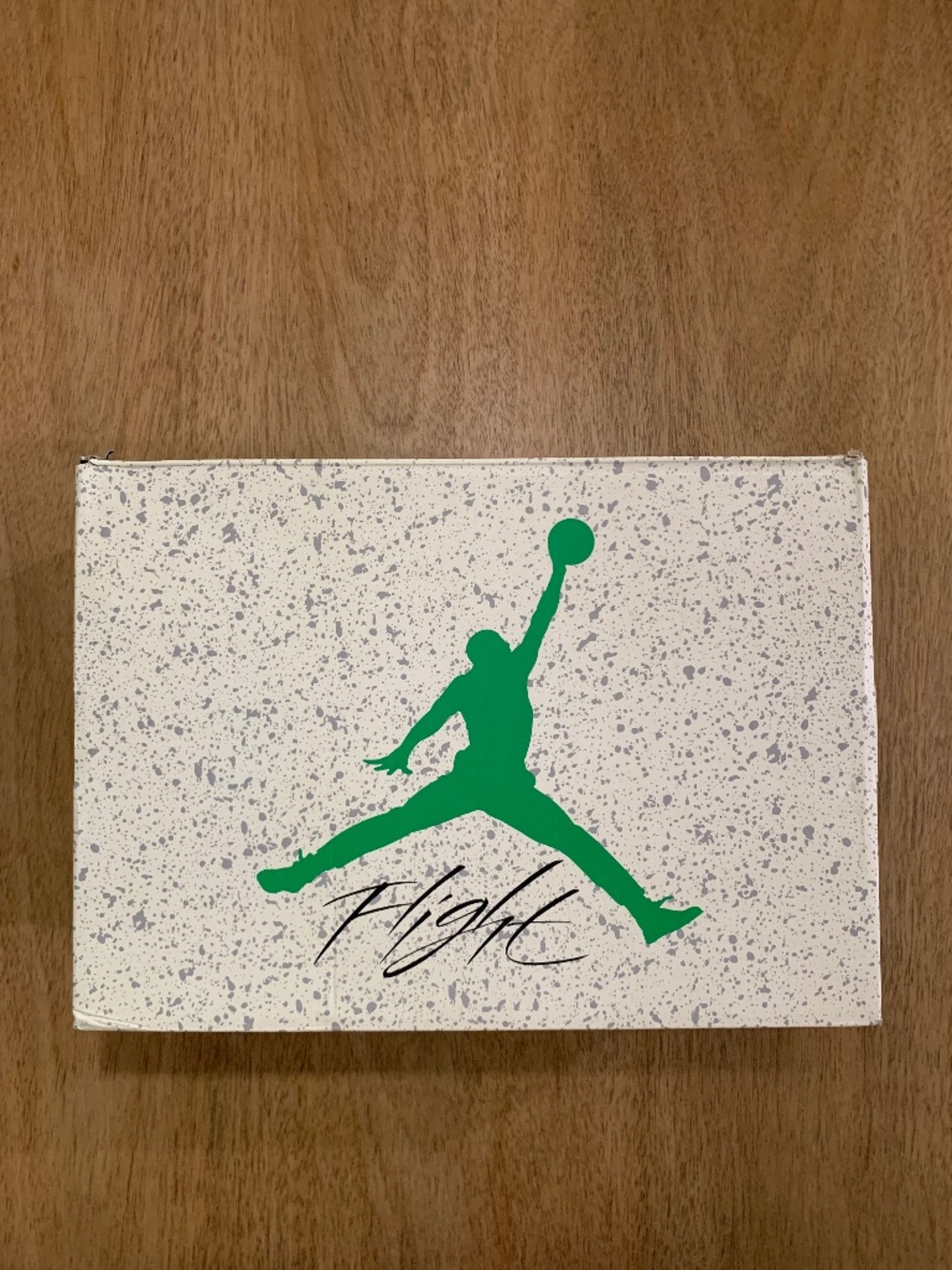 Nike Jordan 4 Empty shoe box black and green